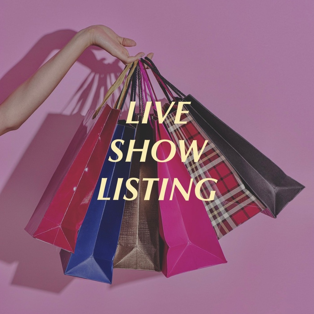 Quick List Live Show Listing🛍️💞🤍🛒